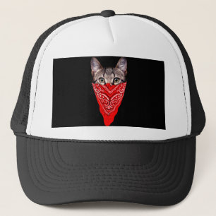 Gangster cat-huva keps