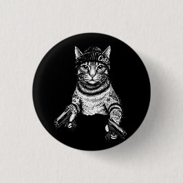Gangster Cat Tattoo Art | Cool Streetwear Kitty Knapp