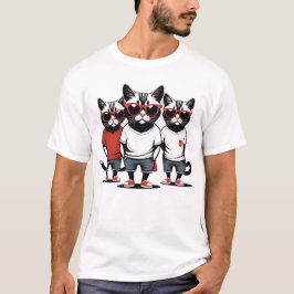 Gangster Cats T Shirt