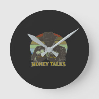 Gangster counting cash rund klocka