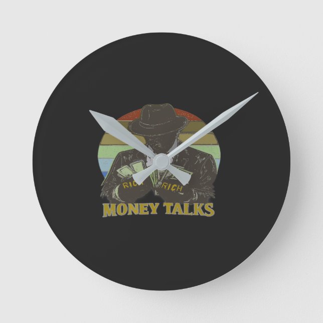 Gangster counting cash rund klocka (Framsida)