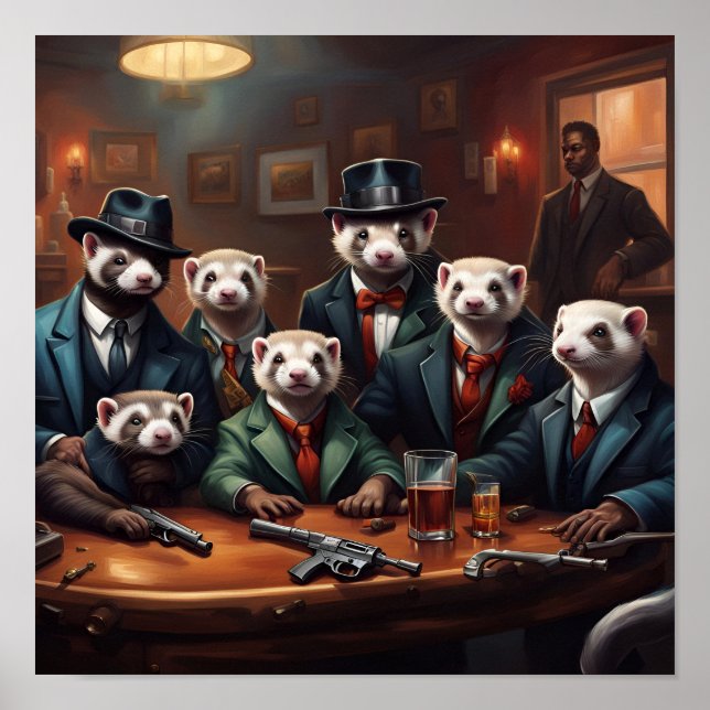 Gangster Ferrets Poster (Framsidan)