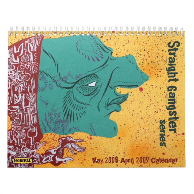 Gangster för Andy Howell kalenderraksträcka Kalender (Omslag)