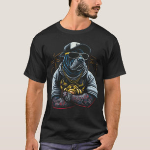 Gangster French Bull Dog, Bad Hund T Shirt