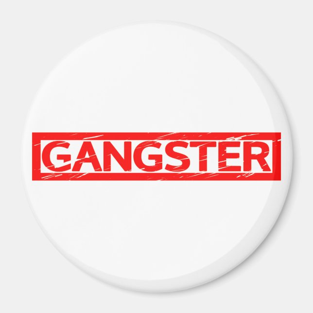 Gangster Frimärke Magnet (Framsidan)