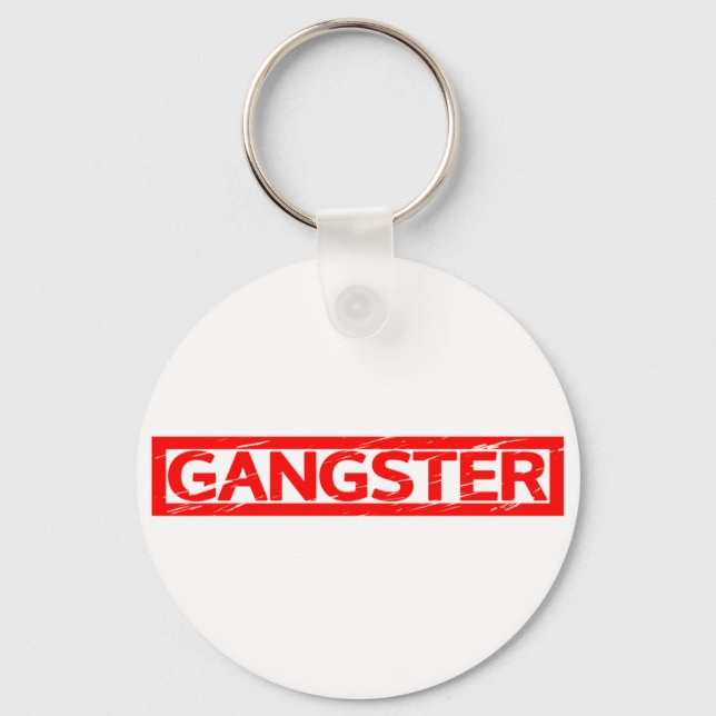 Gangster Frimärke Nyckelring (Framsida)
