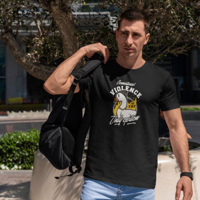 Gangster Goose Animal T Shirt (Skapare uppladdad)