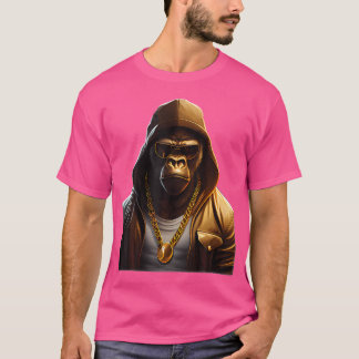 Gangster Hip hop Gorilla T Shirt