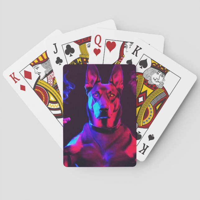 gangster hund casinokort (Baksidan)