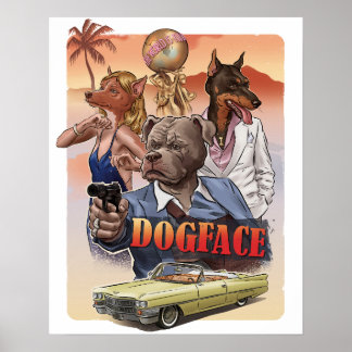 Gangster Hund Parody Poster