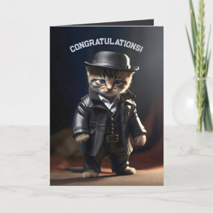 Gangster Kitten Tack Kort