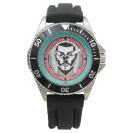 Gangster mit Narbe Design Armbandsur