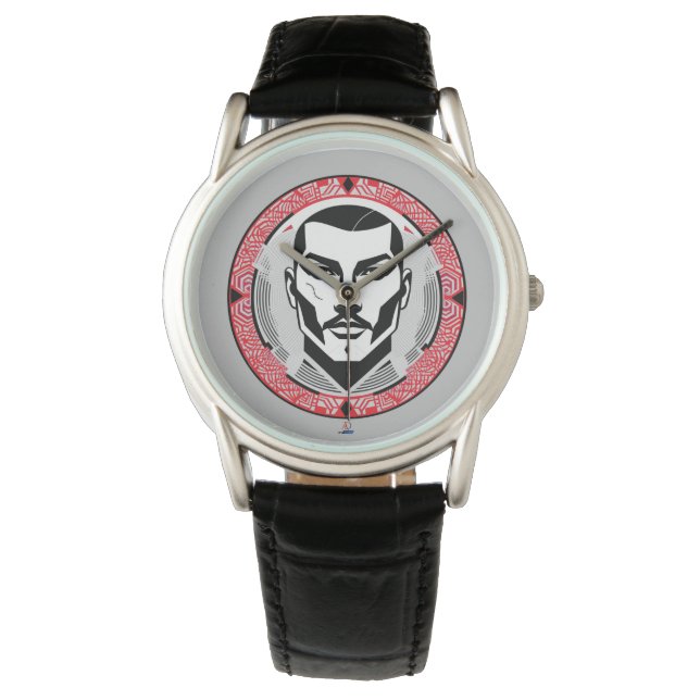 Gangster mit Narbe Design Armbandsur (Framsida)