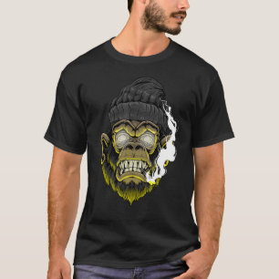 Gangster Monkey Edgy Aesthetic Streetwear T Shirt