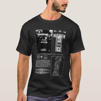 Gangster Nro 3 Streetwear-stil retro T Shirt