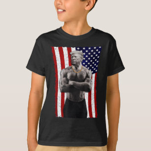Gangster Pro Donald Trump Tatto Republican Americ T Shirt