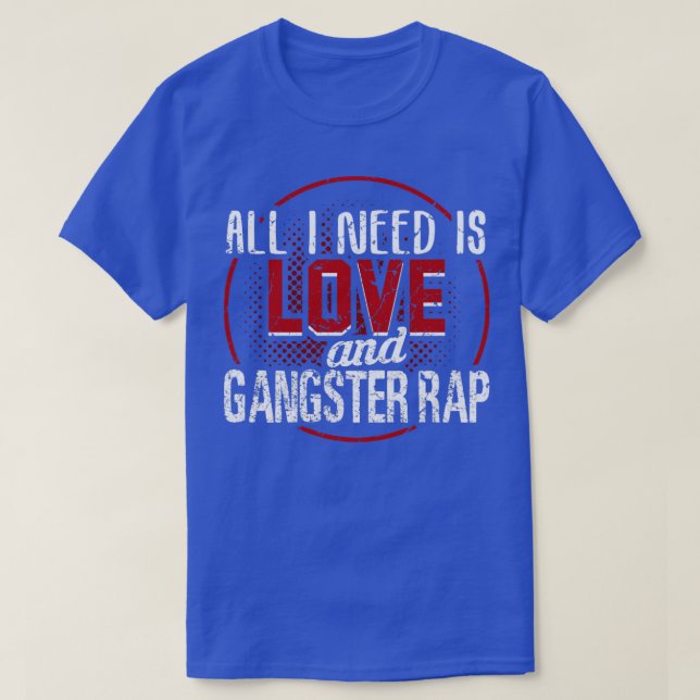 Gangster Rap T Shirt (Design framsida)