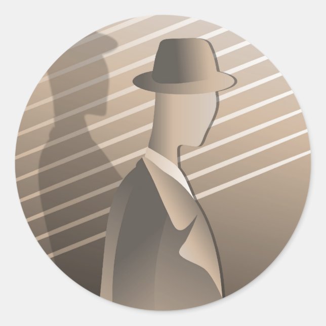 Gangster Runt Klistermärke (Framsida)