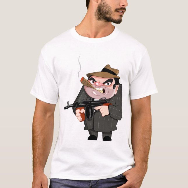 Gangster shirt t-shirt (Framsida)