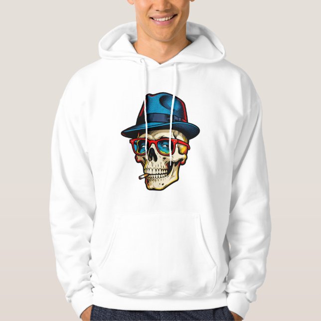 Gangster Skully Hoodie (Framsida)