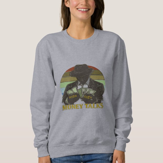 Gangster som räknar kontanter t shirt (Framsida)
