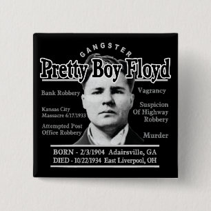 Gangster Söt Boy Floyd Knapp