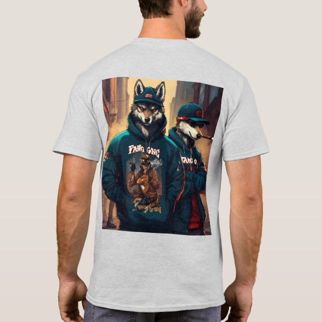 Gangster Vargs: Street Kung T-Shirt (Baksida)