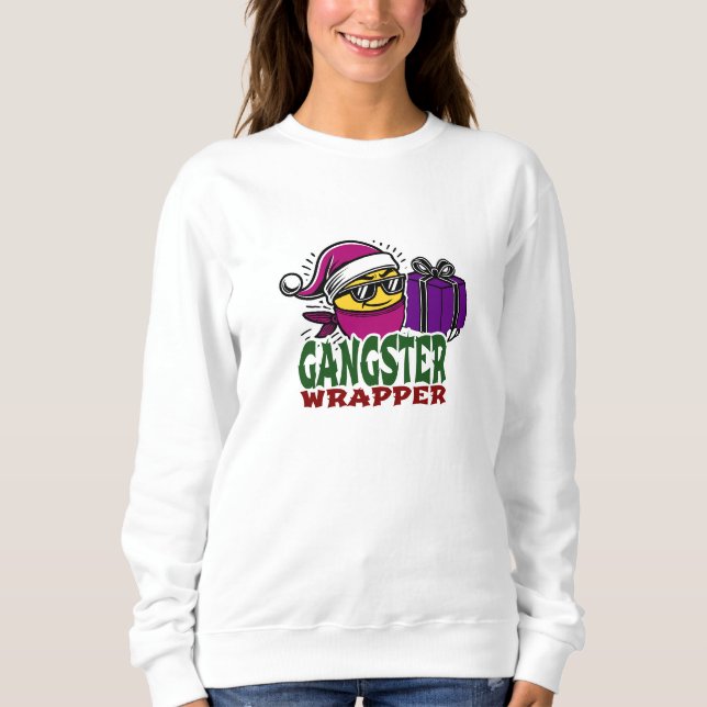 Gangster Wrapper Helgdag Shirt - Nyj jul T (Framsida)