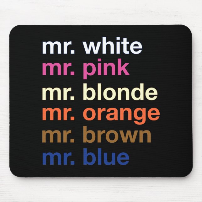 Gangsterfärger Musmatta (Framsidan)