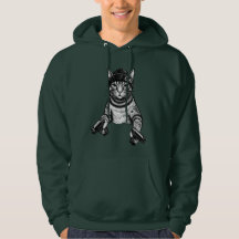 Gangsterkatt Tatuering Konst | Cool Streetwear Kit