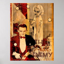 Gangsters Blonde Girl Poster