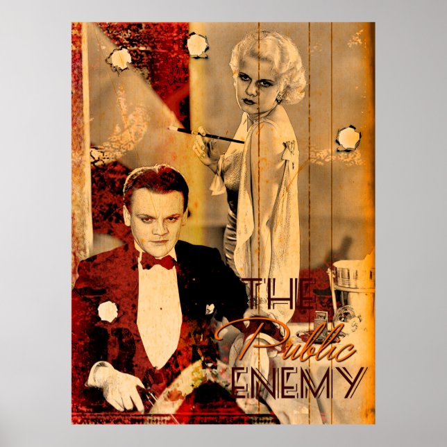 Gangsters Blonde Girl Poster (Framsidan)