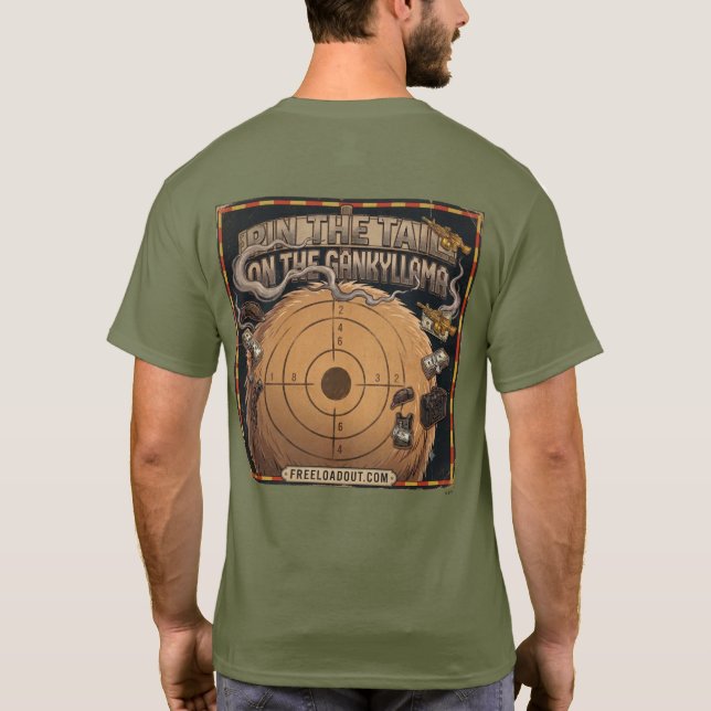 GankyLlama Fäst Svansen Signatur T-shirt (Baksida)