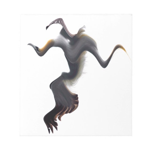 Gannets-Abstrakt Sea Bird Anteckningsblock (Framsida)