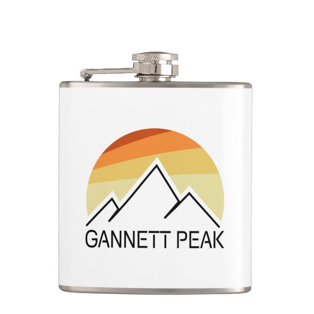 Gannett Peak Retro Fickplunta (Framsidan)