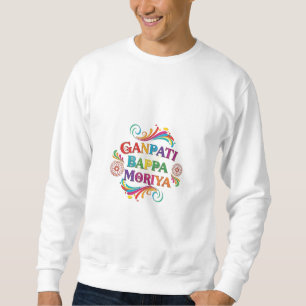 Ganpati bappa morya lång ärmad tröja