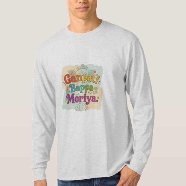Ganpati bappa morya t shirt (Framsida)