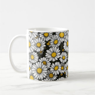 Gänseblümchen – Fröhliches Blumen Design Kaffemugg