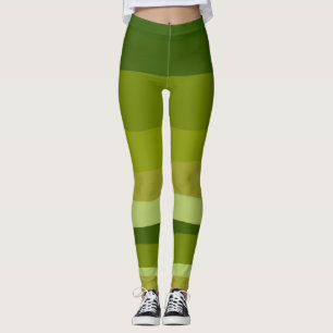 Ganska cool grön färgrik öken leggings