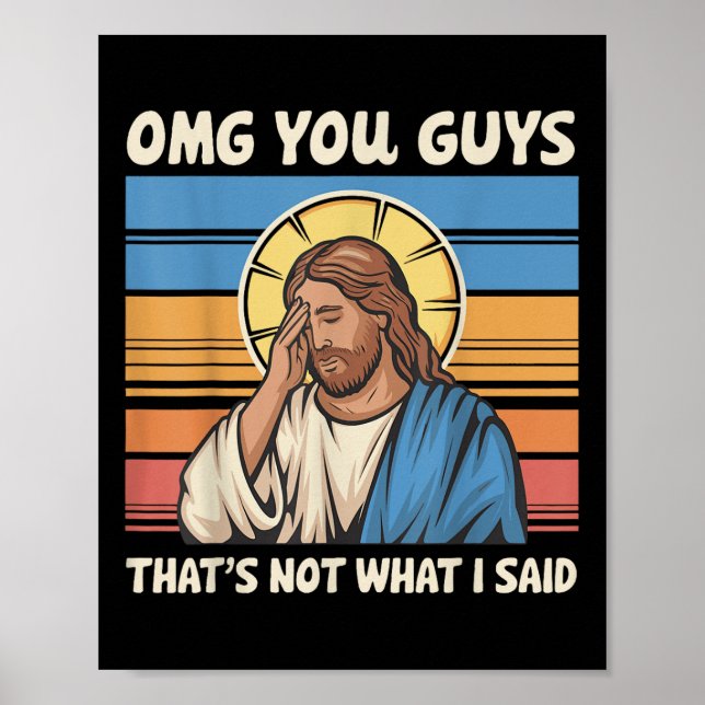 Ganska er att jag inte sa Jesus. Poster (Framsidan)