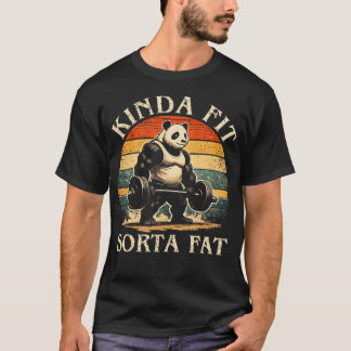 Ganska Fit Någorlunda Fet Träningslyft Fitness T Shirt
