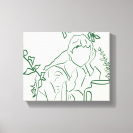 Ganska kvällar canvastryck