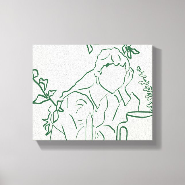 Ganska kvällar canvastryck (Framsida)