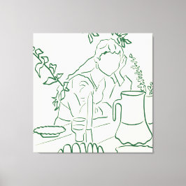 Ganska kvällar canvastryck