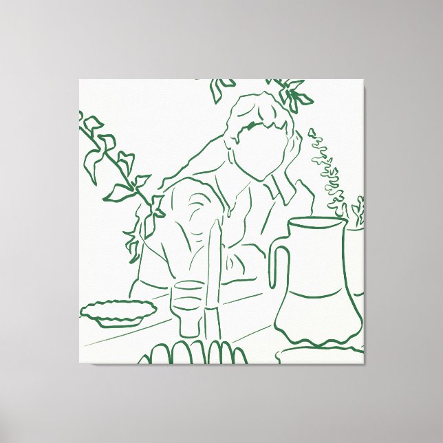 Ganska kvällar canvastryck (Framsida)