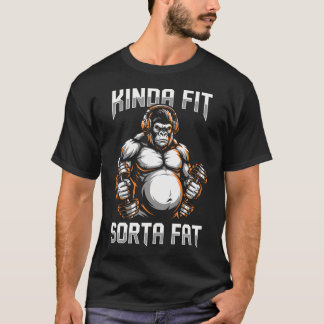 Ganska Pass Form Fett Roligt Gym Träning T Shirt