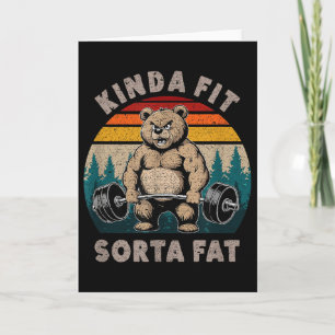 Ganska passande ganska fet - Rolig gymbjörn som ly Kort