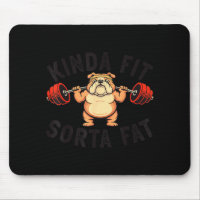 Ganska passlig ganska fet rolig gym bulldog tyngdl