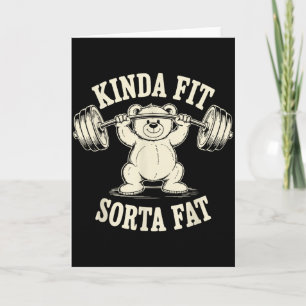 Ganska passlig ganska tjock rolig gym söt björn re kort