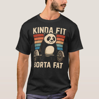 Ganska Passlig Lite Tjock Rolig Gym Träning T Shirt